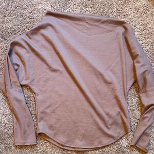 HYFVE Taupe Long Sleeve Blouse